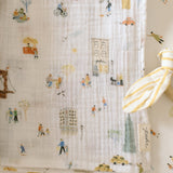Organic Cotton Muslin Swaddle - Explore New York