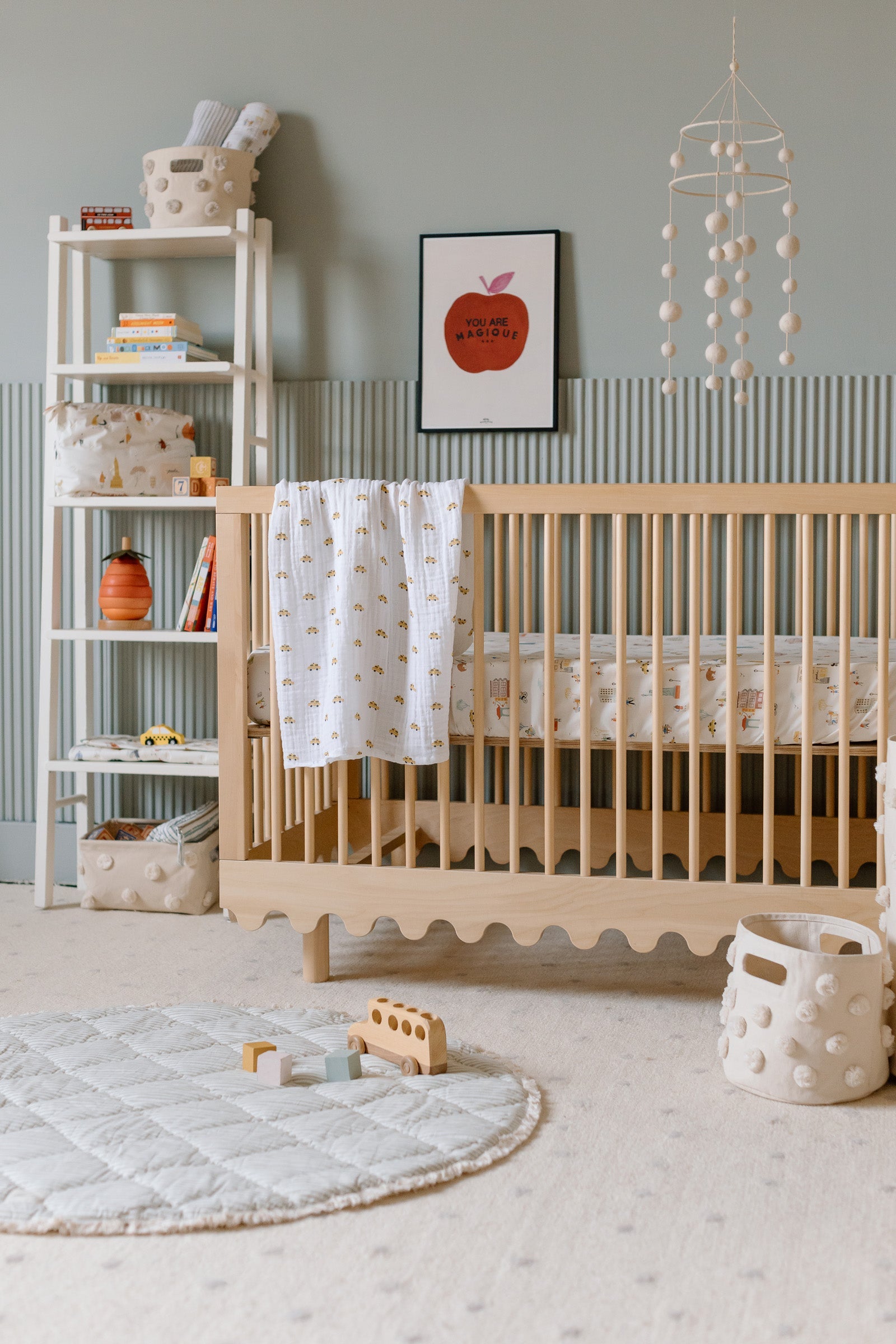 Organic Cotton Muslin Swaddle - New York Minute