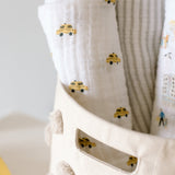 Organic Cotton Muslin Swaddle - New York Minute