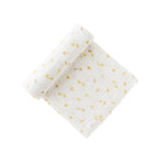 Organic Cotton Muslin Swaddle - Cheerful Chick