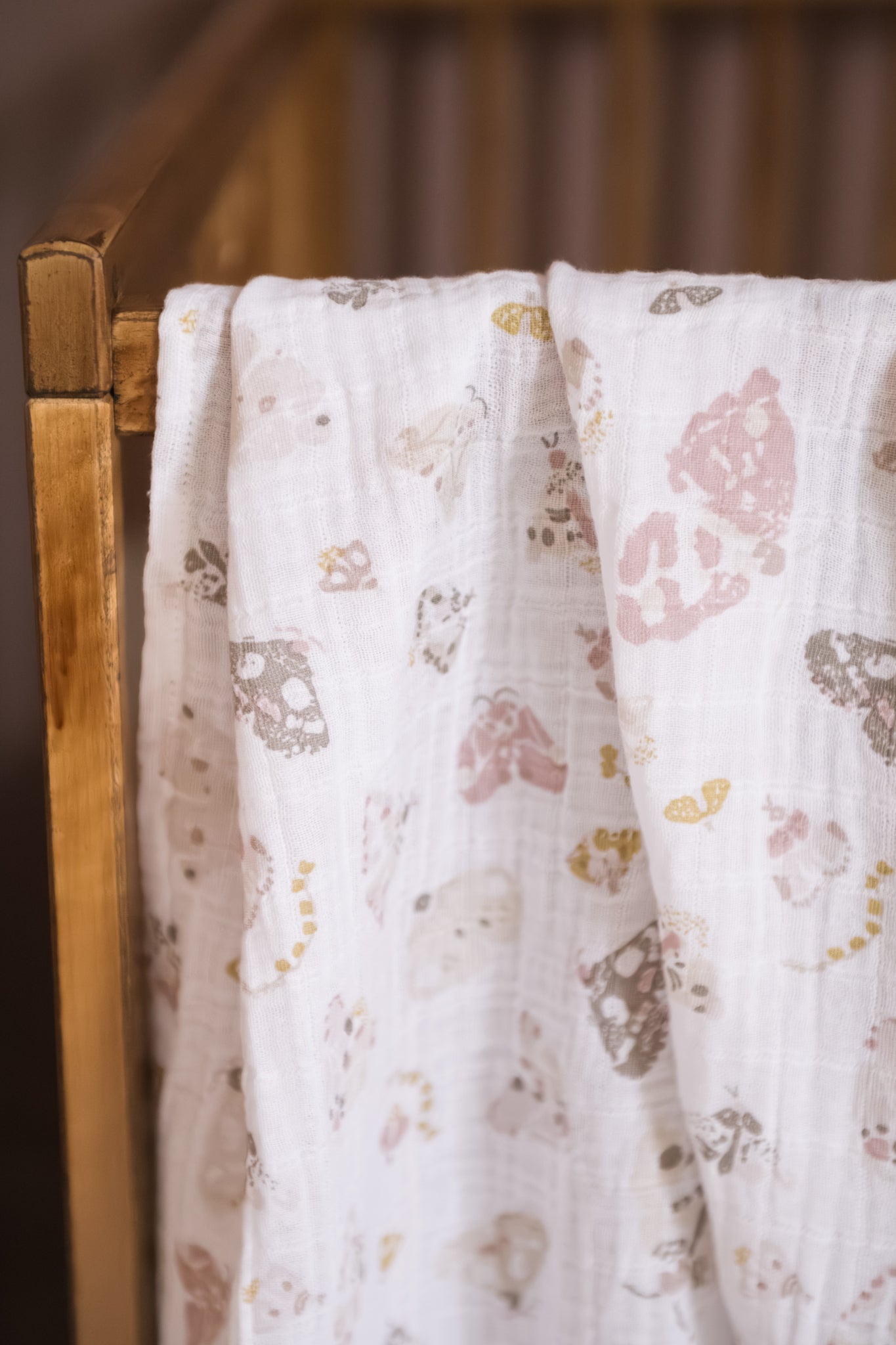 Organic Cotton Muslin Swaddle - Daydreamer