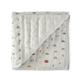 quilted chambray blanket rush hour in multi pattern