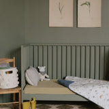 Gingham Crib Sheet - Dijon