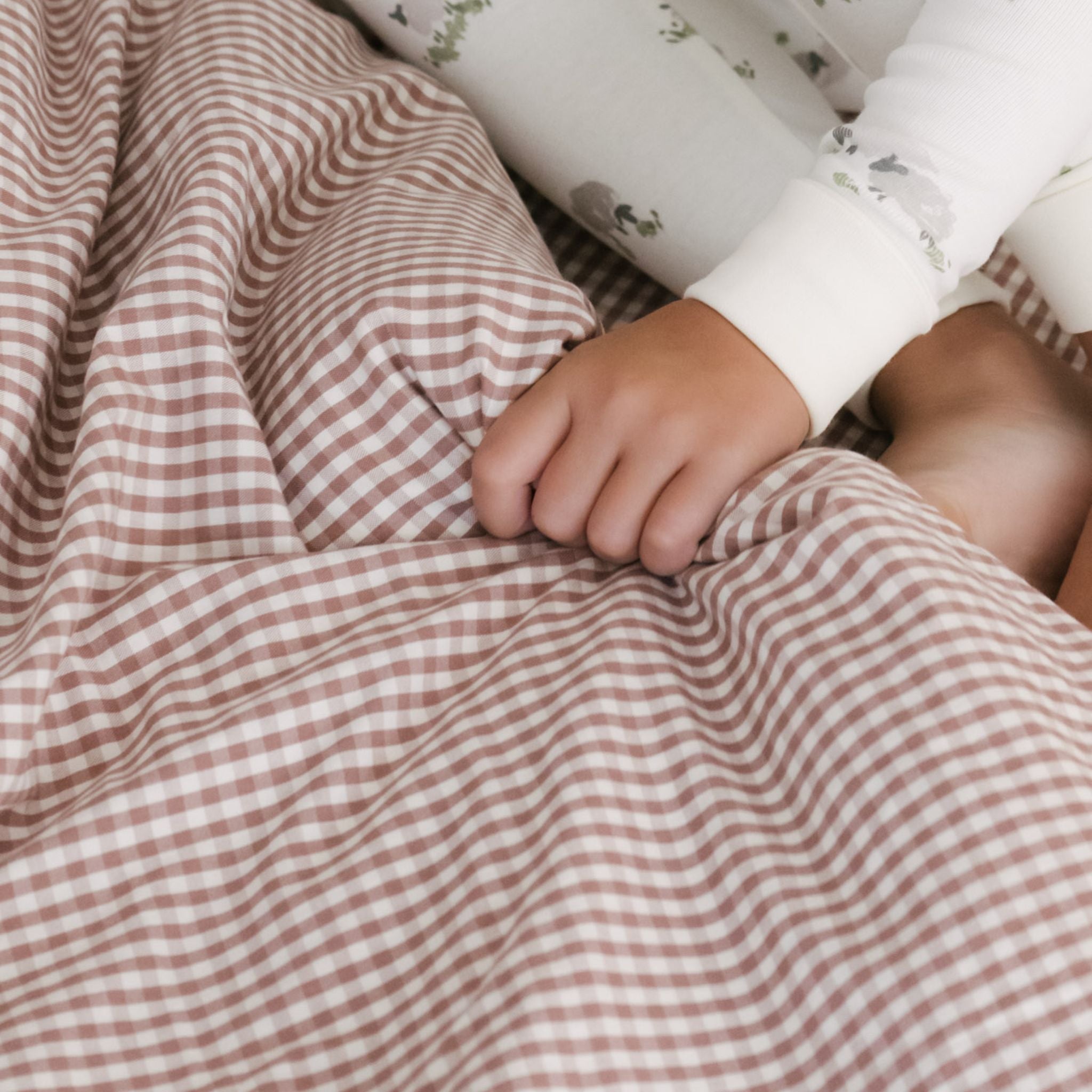 Gingham Duvet Cover - Thistle