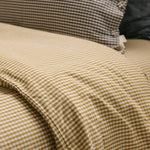 Gingham Duvet Cover - Dijon