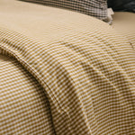 Gingham Duvet Cover - Dijon