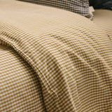 Gingham Duvet Cover - Dijon