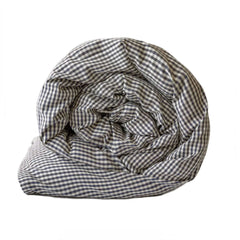 Gingham Duvet Cover - Indigo