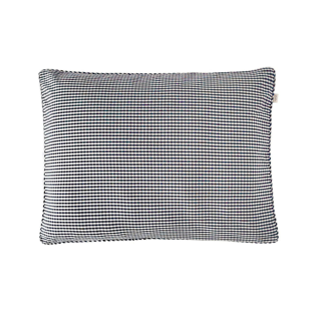gingham sham indigo in blues pattern