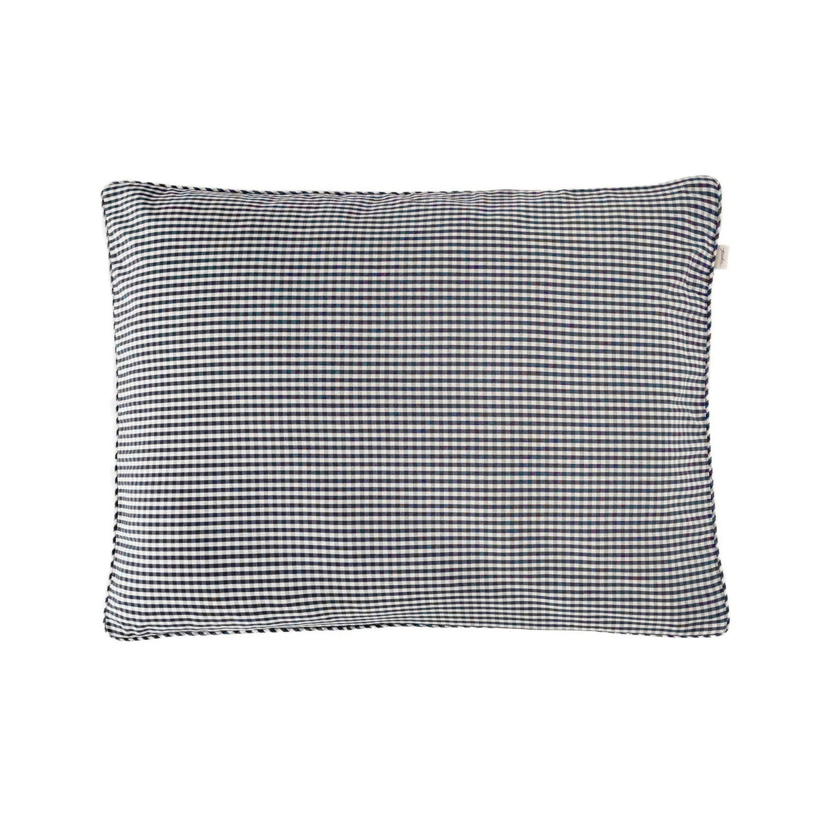 gingham sham indigo in blues pattern