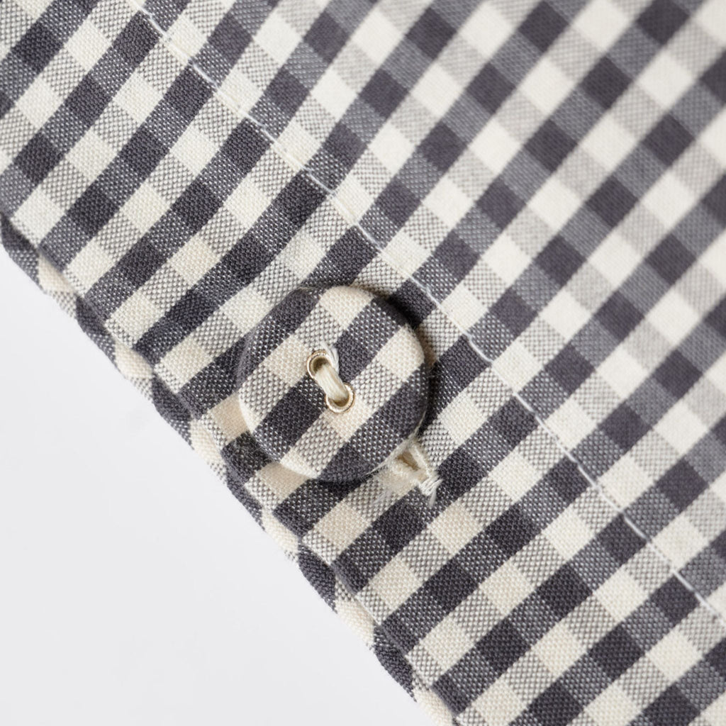 gingham sham indigo