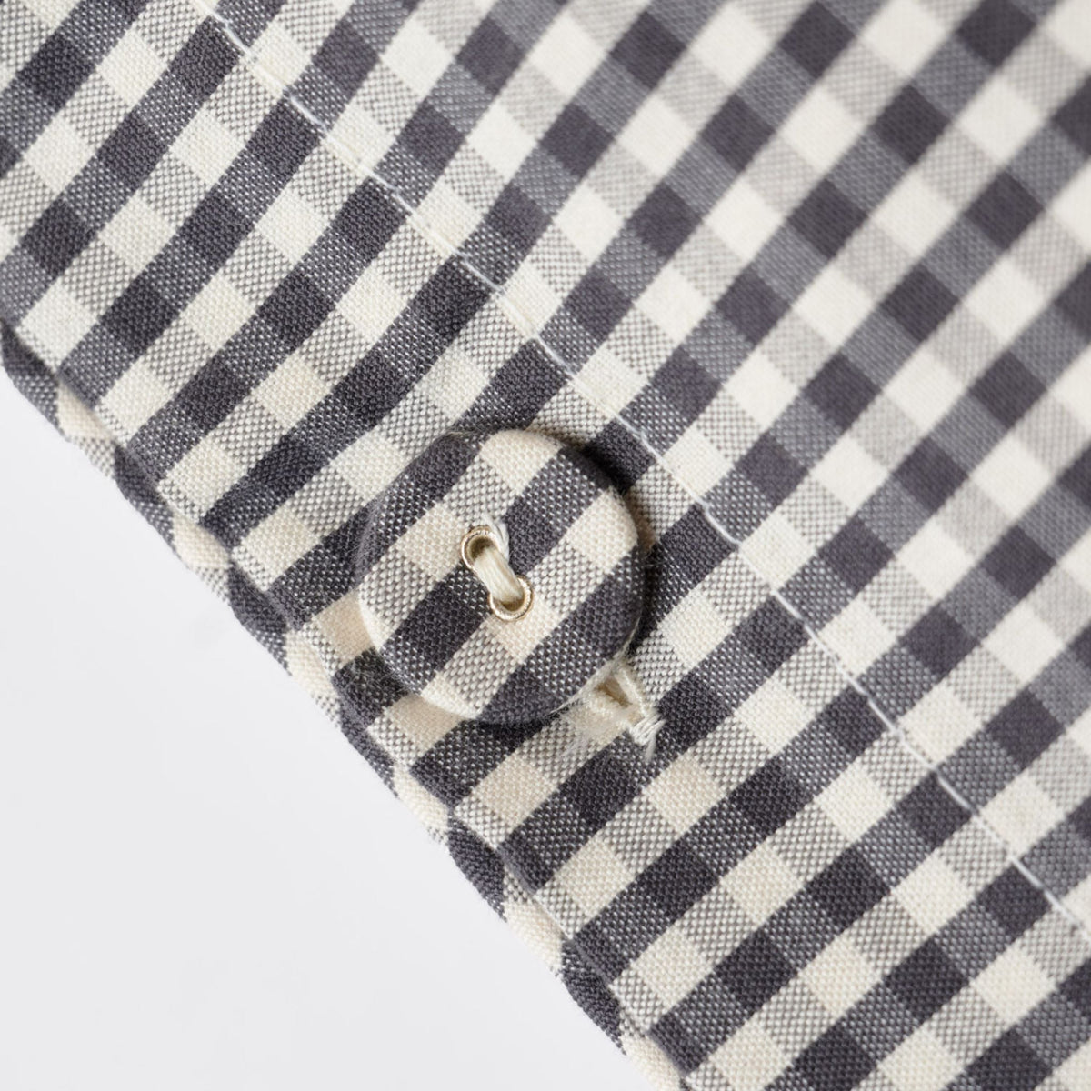 gingham sham indigo