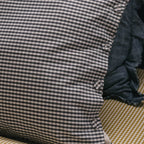 gingham sham indigo