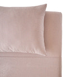 Gingham Kids Bedding Sheet Set - Thistle