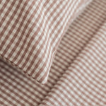 Gingham Kids Bedding Sheet Set - Thistle