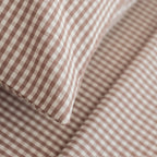 kids gingham kids bedding sheet set thistle