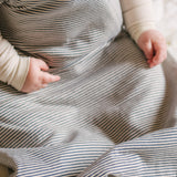 Sailor Stripe Front Zipper 1.0 TOG Sleep Bag - Ink