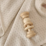 Pointelle Knit Blanket - Natural