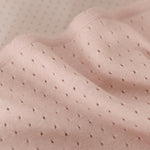 Pointelle Knit Blanket - Soft Peony