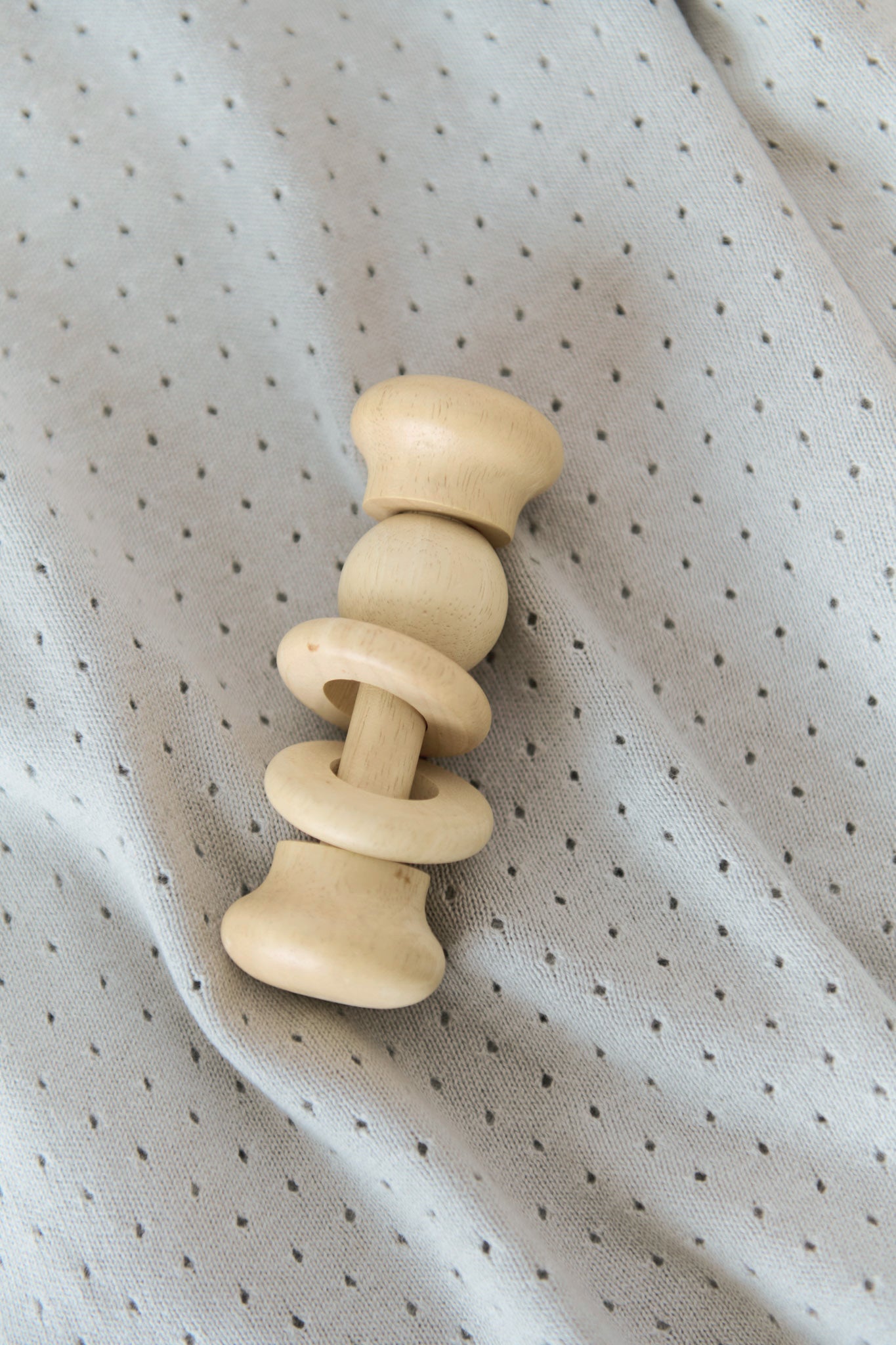 Pointelle Knit Blanket - Soft Sea