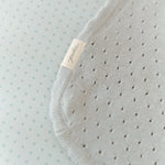 Pointelle Knit Blanket - Soft Sea