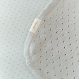 Pointelle Knit Blanket - Soft Sea