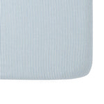 seersucker crib sheet marine blue in blues pattern