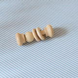 seersucker crib sheet marine blue