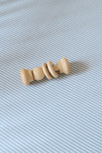 seersucker crib sheet marine blue