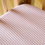 seersucker crib sheet anchor red