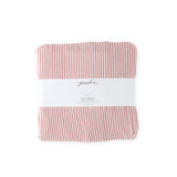 seersucker crib sheet anchor red