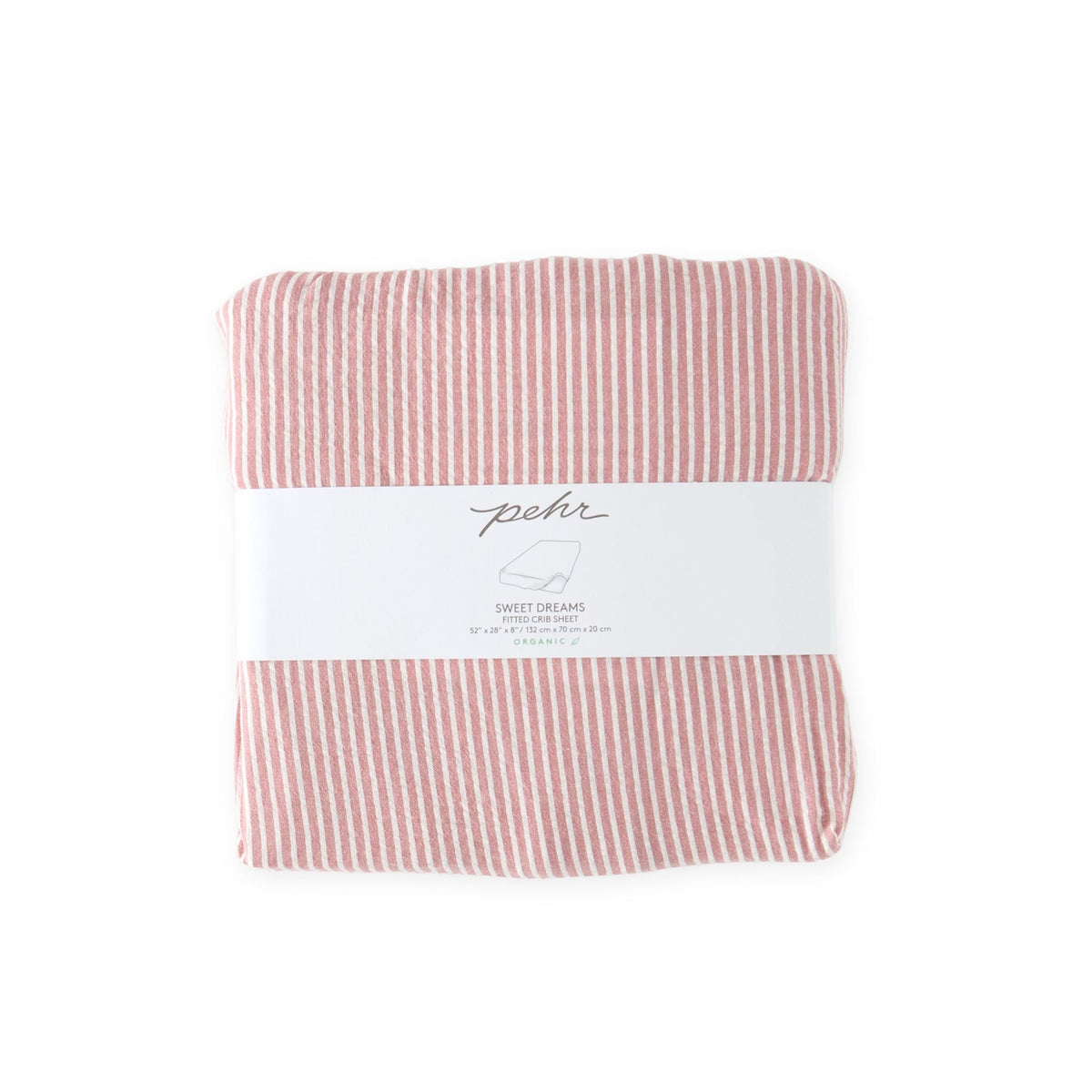seersucker crib sheet anchor red