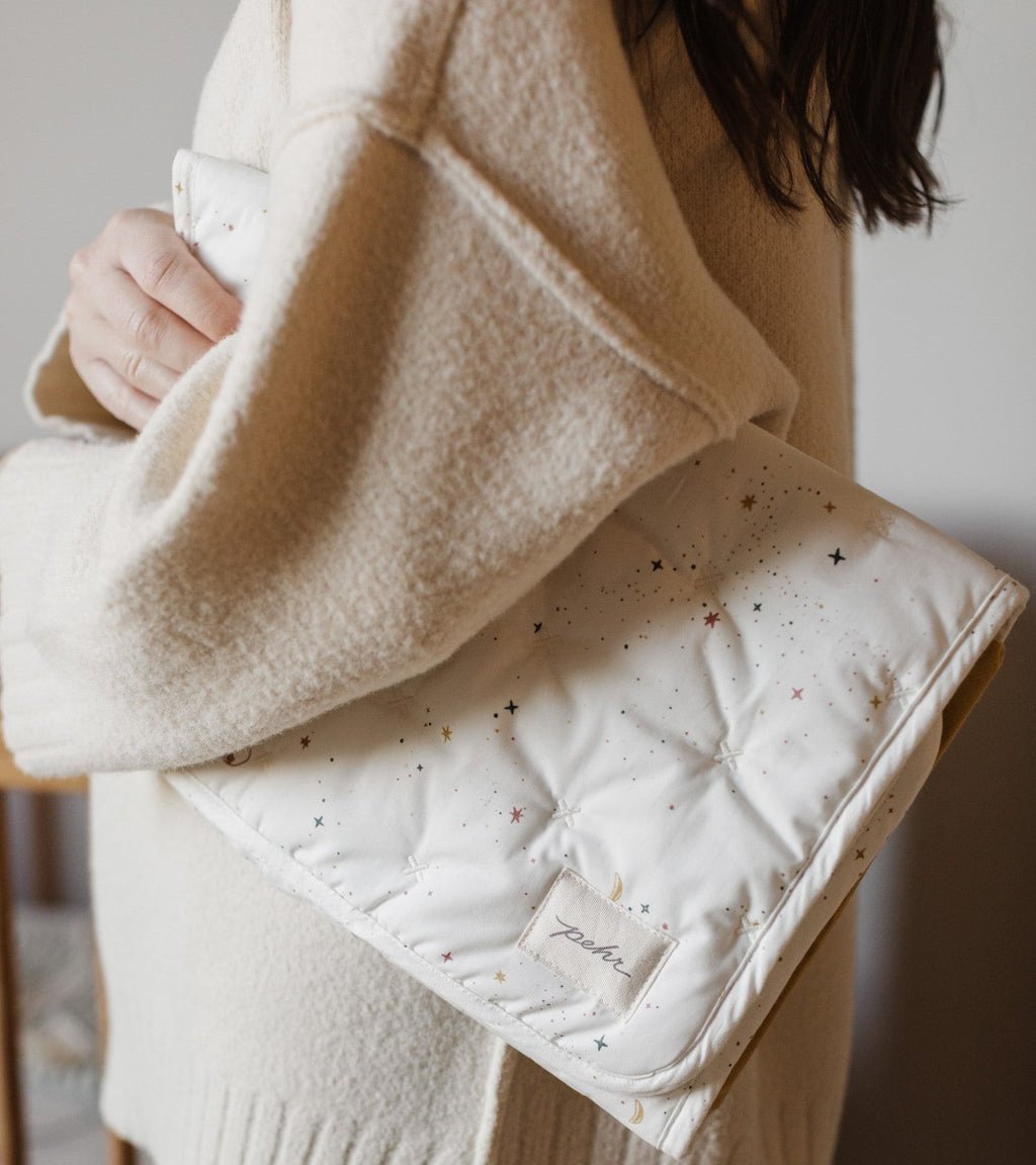 on the go portable changing pad celestial