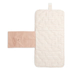 striped on the go portable changing pad stripes away rose pink