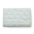 striped on the go portable changing pad stripes away deep sea in blues pattern