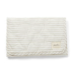 Striped On the Go Portable Changing Pad - Stripes Away Pebble Grey