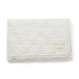 Striped On the Go Portable Changing Pad - Stripes Away Pebble Grey