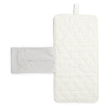Striped On the Go Portable Changing Pad - Stripes Away Pebble Grey