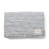 Striped On the Go Portable Changing Pad - Stripes Away Ink Blue