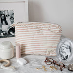 On The Go Pouch - Stripes Away Rose Pink