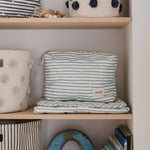 On The Go Pouch - Stripes Away Deep Sea