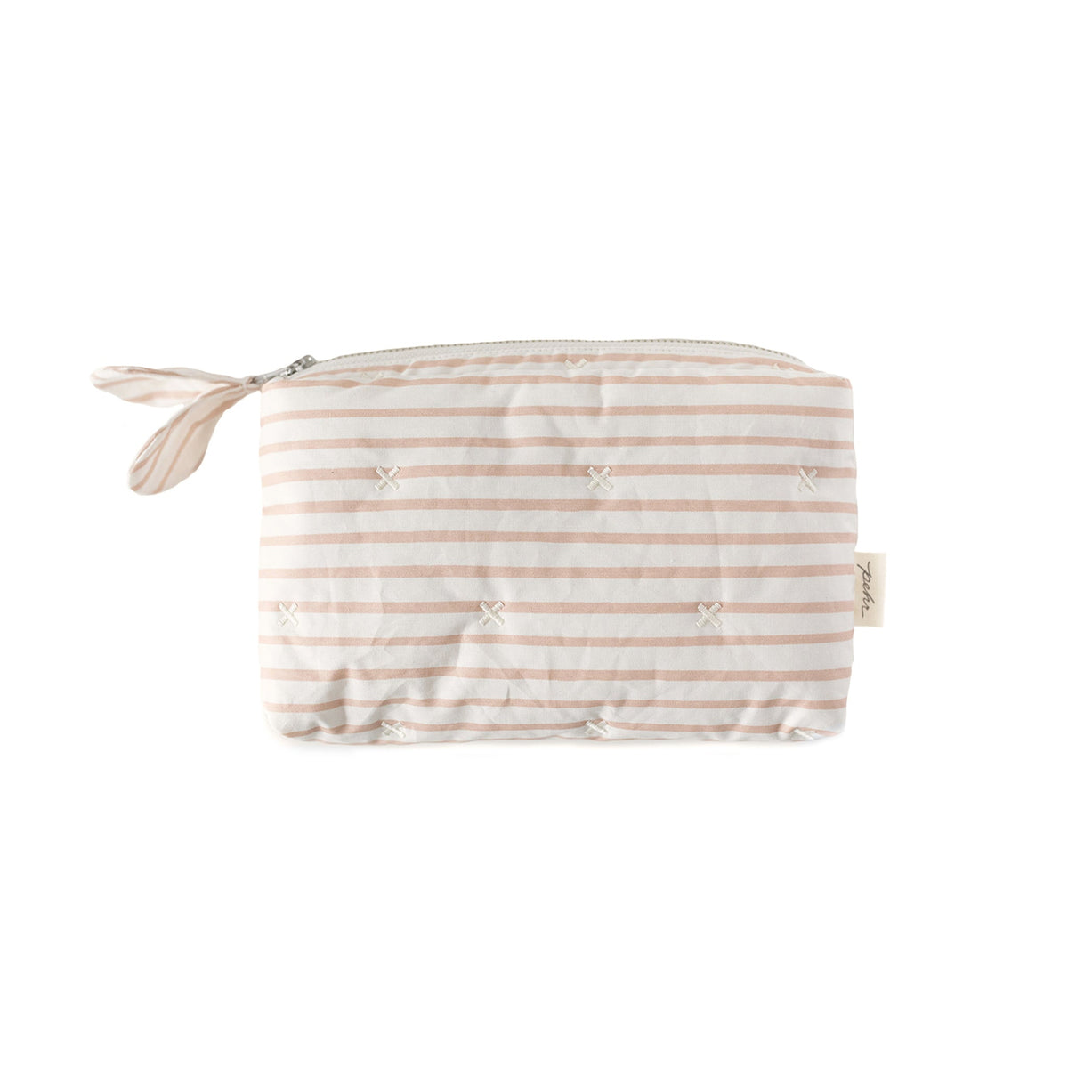 on the go mini pouch stripes away rose pink in pinks pattern