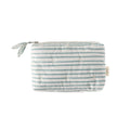 on the go mini pouch stripes away deep sea in blues pattern