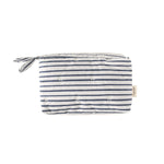 On The Go Mini Pouch - Stripes Away Ink Blue