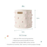 Pom Pom Basket - Bin - Blush
