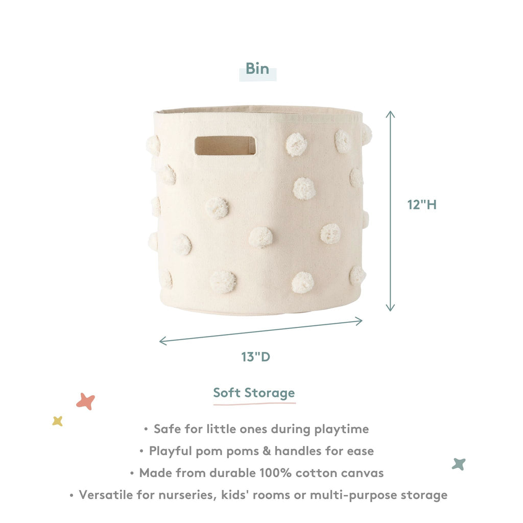pom basket bin natural