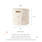 pom basket bin natural