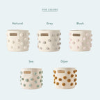 pom basket bin grey