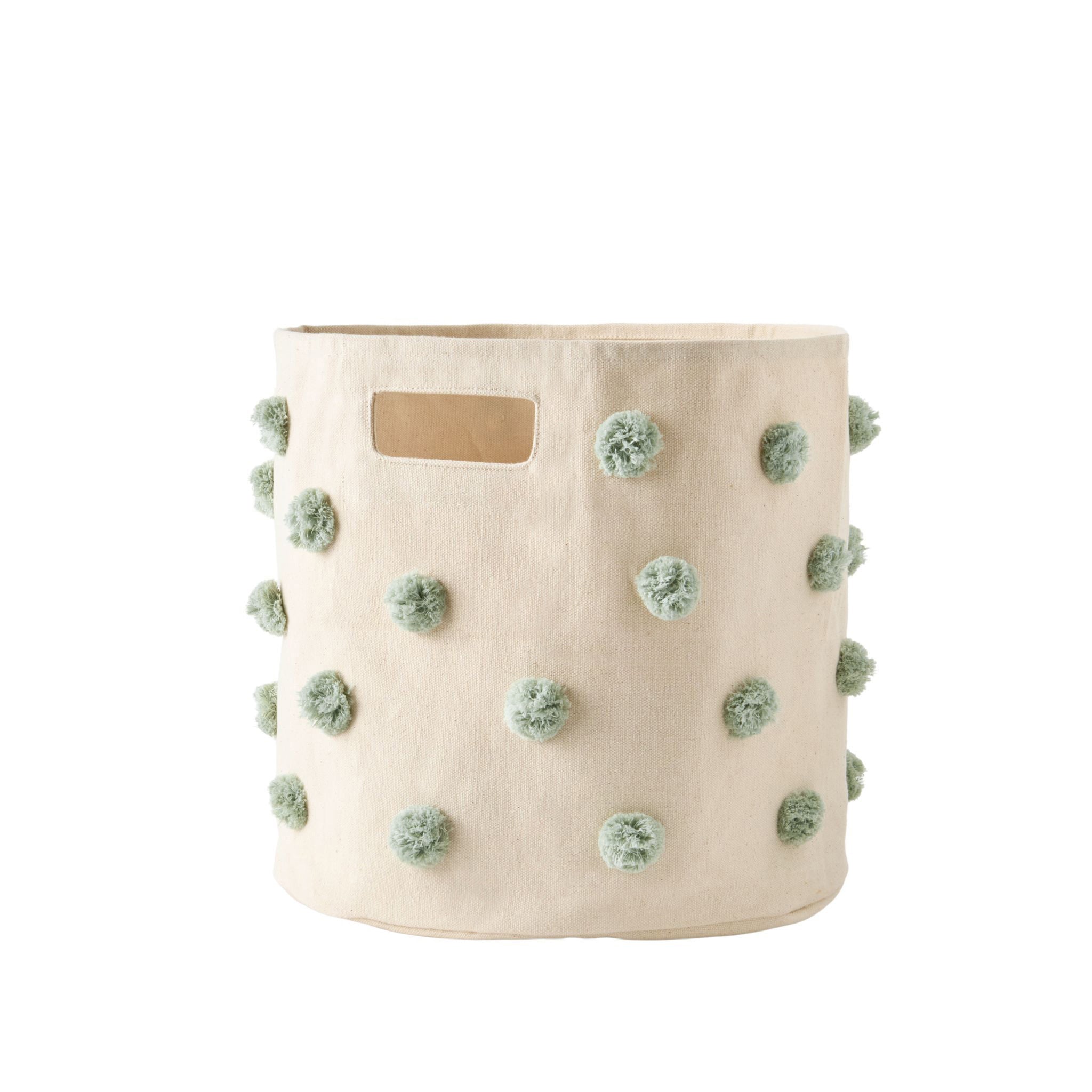 Pom Pom Basket - Bin - Sea