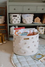 pom basket drum grey